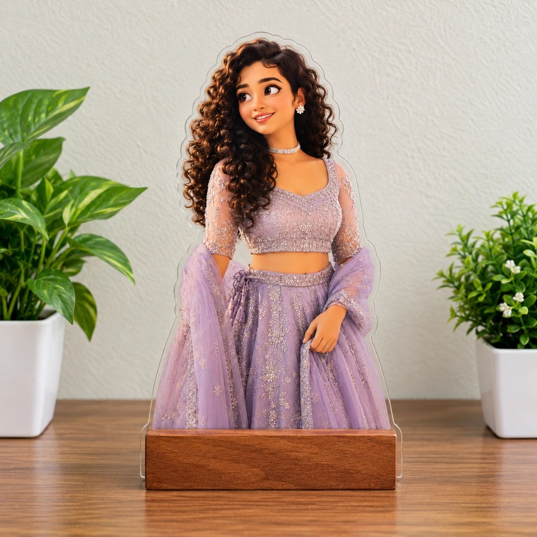 Personalised 3D Caricature Standee | Custom Photo Desk Standee