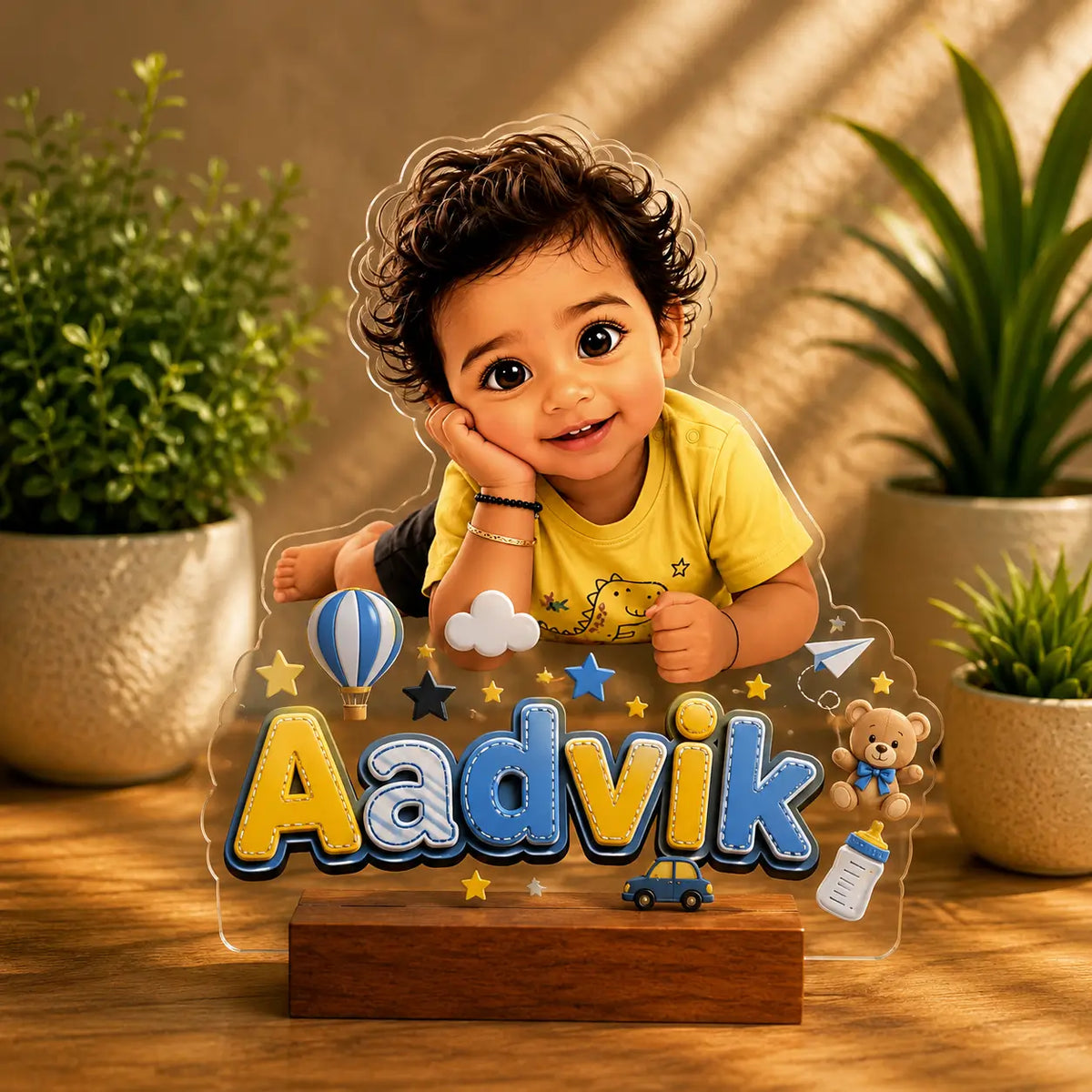 Baby and New Born 3D Caricature Standee