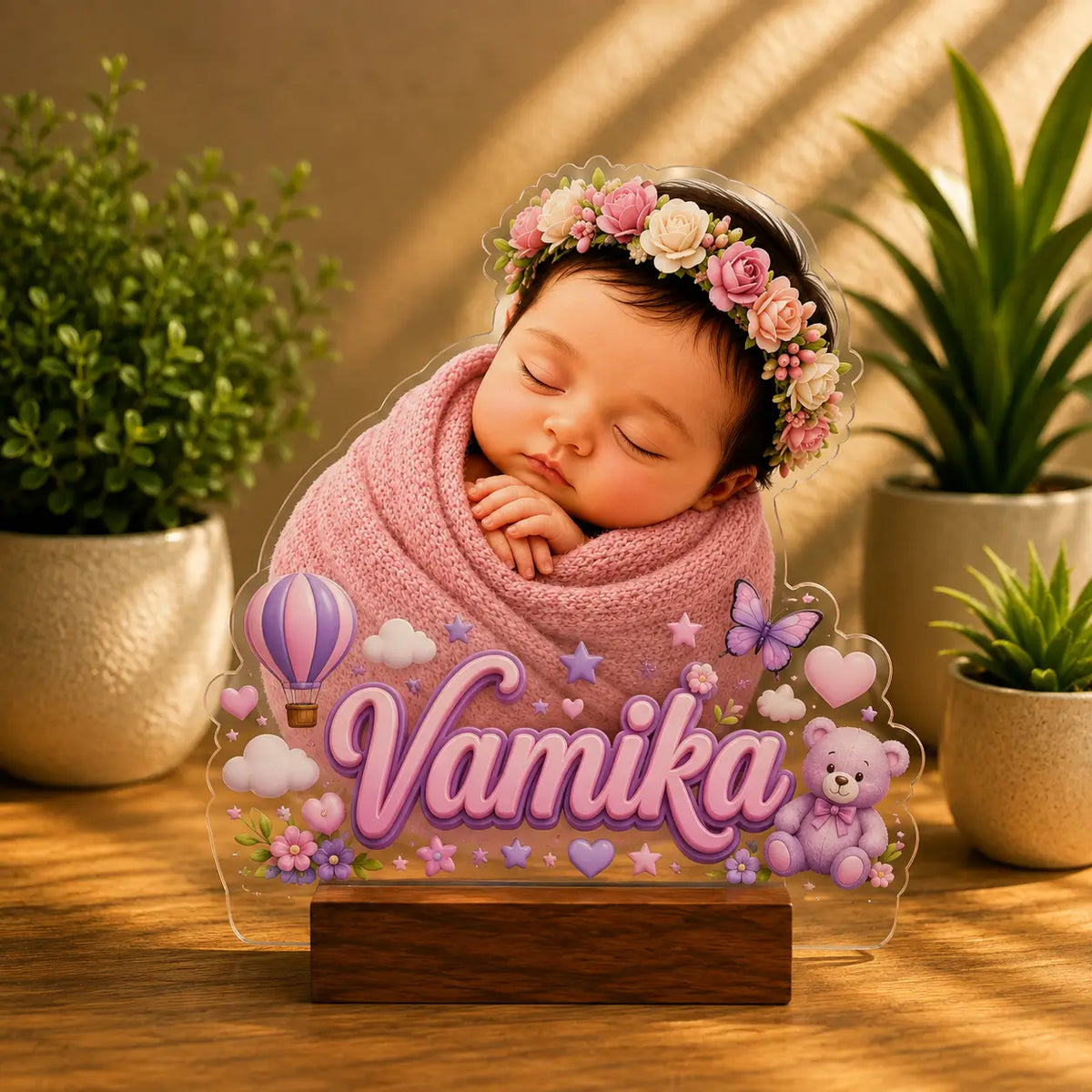Baby and New Born 3D Caricature Standee