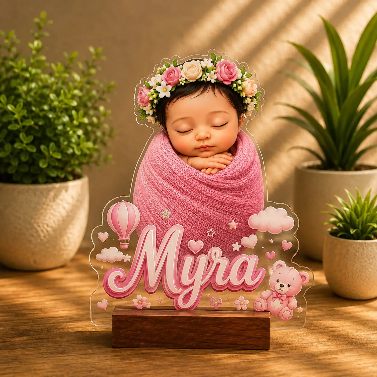 Baby and New Born 3D Caricature Standee