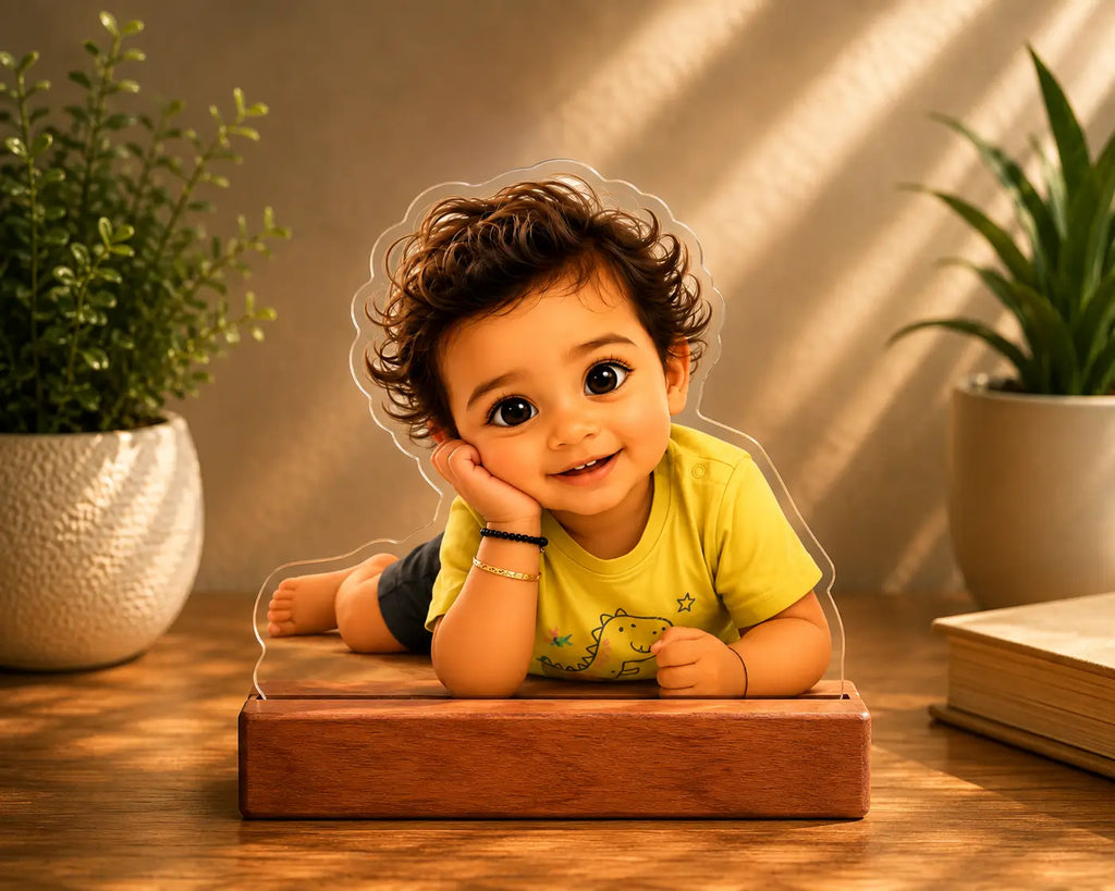 Baby and New Born 3D Caricature Standee