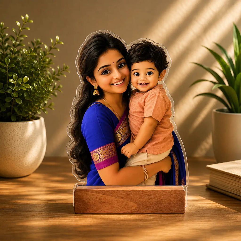 Personalised 3D Caricature Standee | Custom Photo Desk Standee