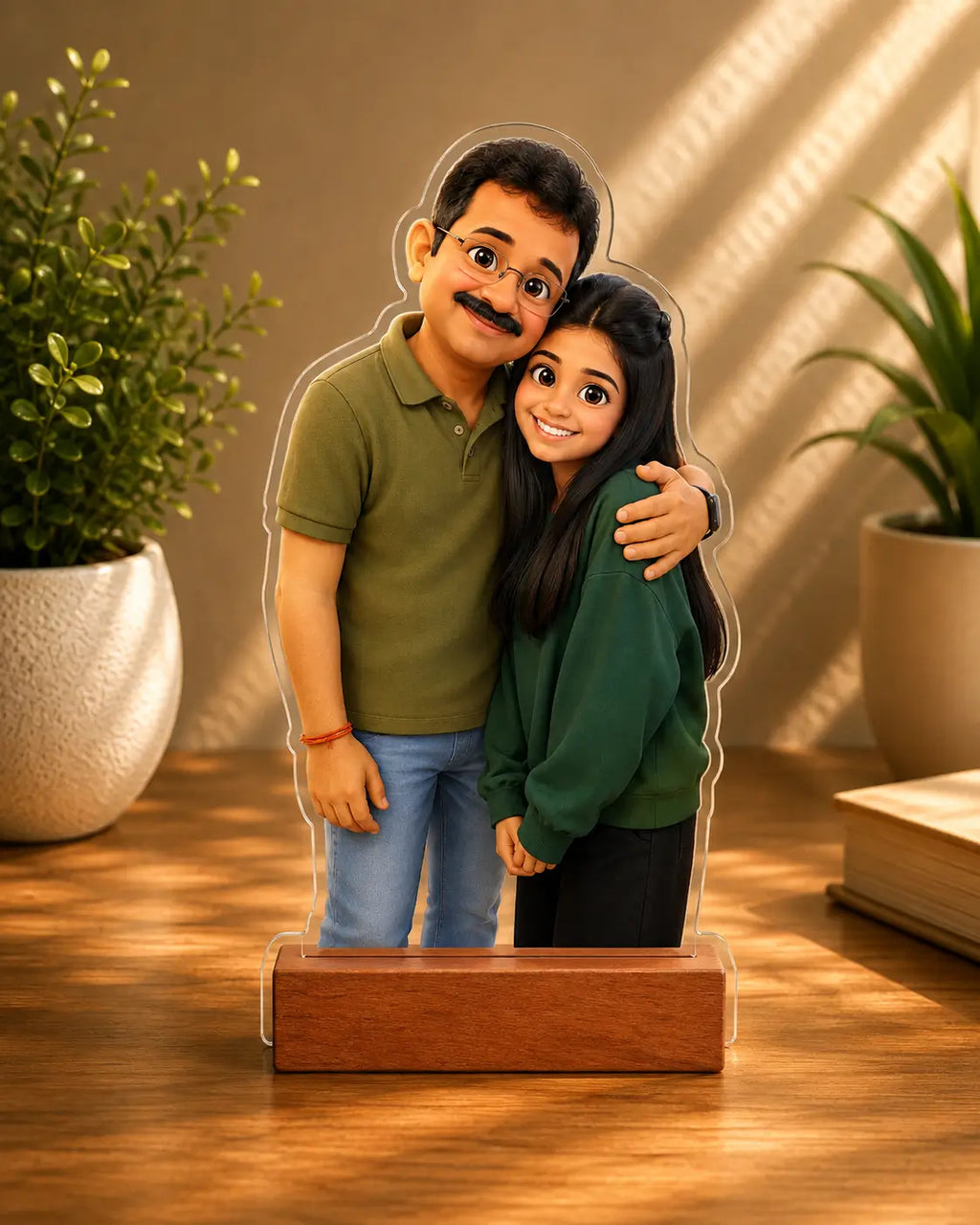 Personalised 3D Caricature Standee | Custom Photo Desk Standee