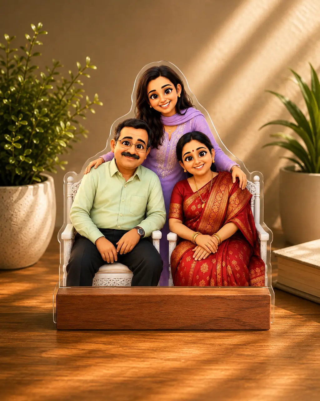 Personalised 3D Caricature Standee | Custom Photo Desk Standee