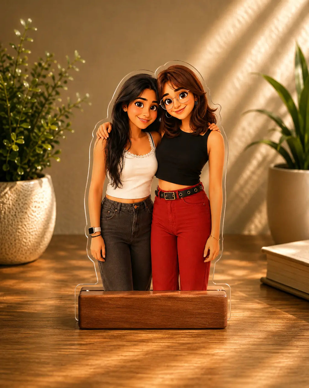 Personalised 3D Caricature Standee | Custom Photo Desk Standee