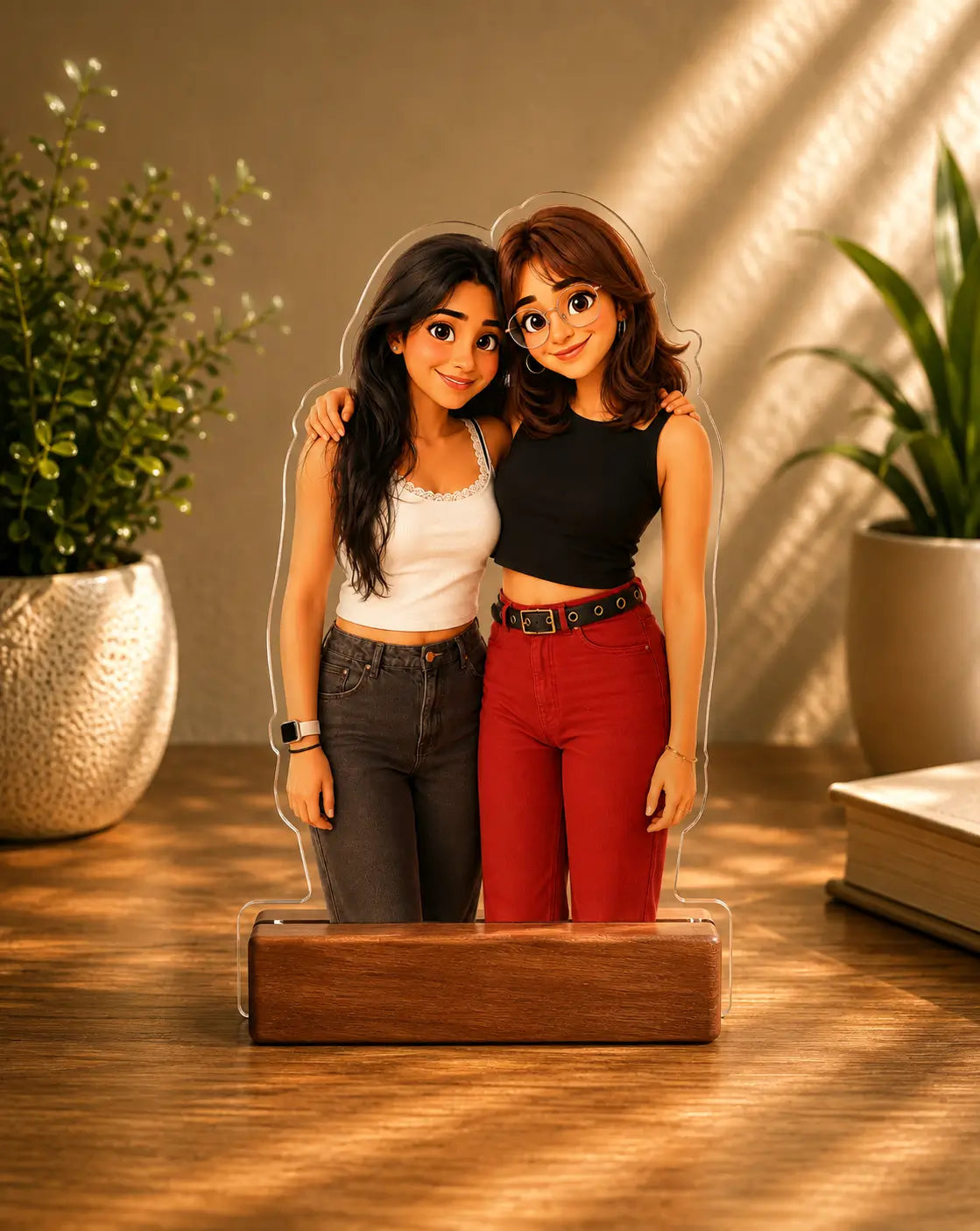 Personalised 3D Caricature Standee | Custom Photo Desk Standee