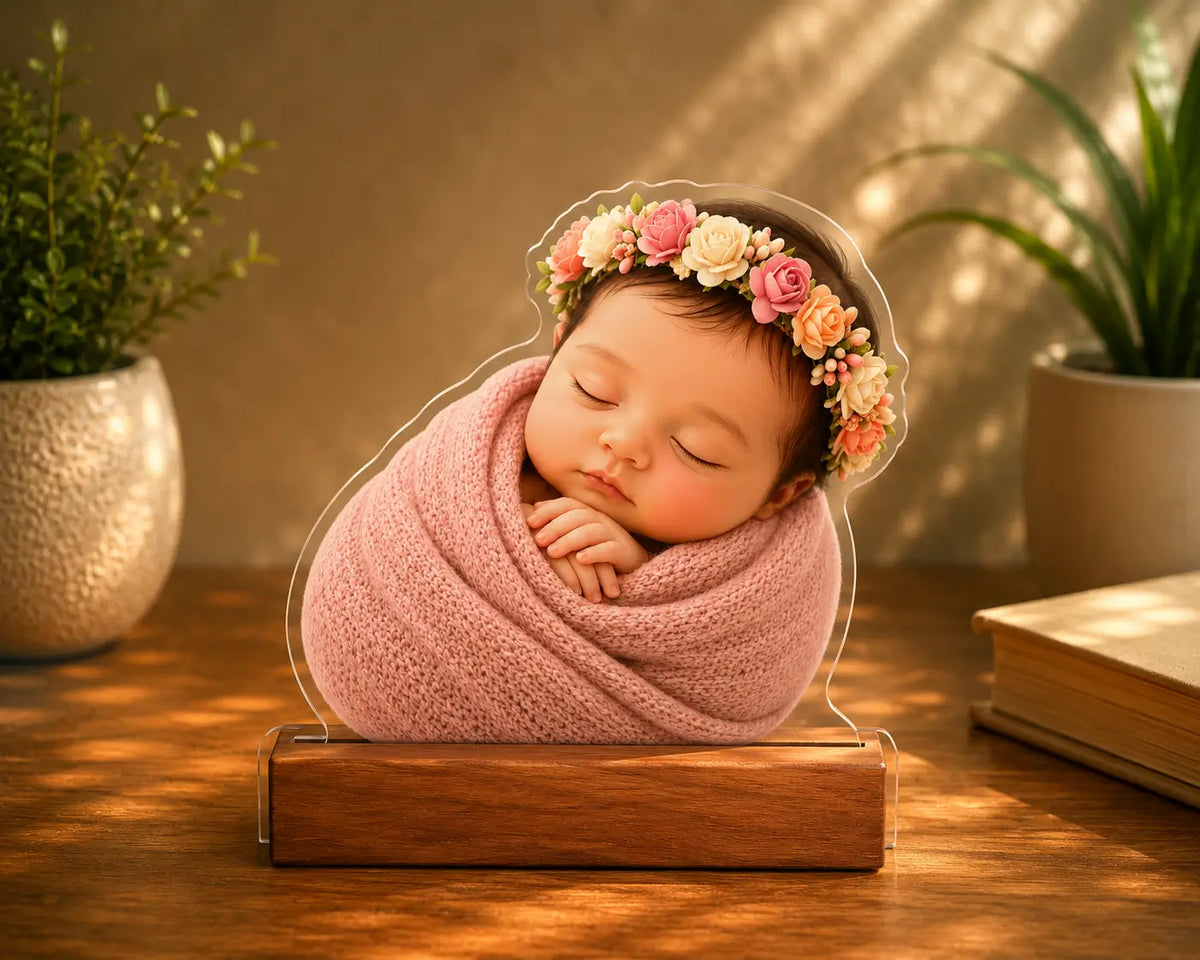 Baby and New Born 3D Caricature Standee