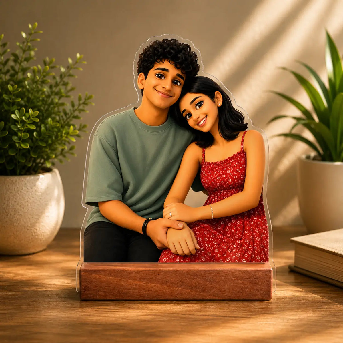 Personalised 3D Caricature Standee | Custom Photo Desk Standee