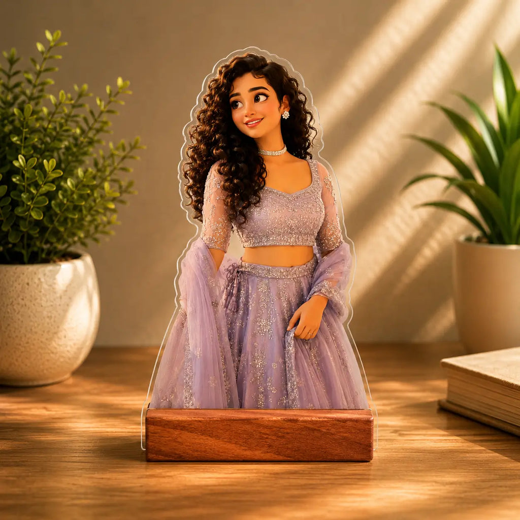 Personalised 3D Caricature Standee | Custom Photo Desk Standee