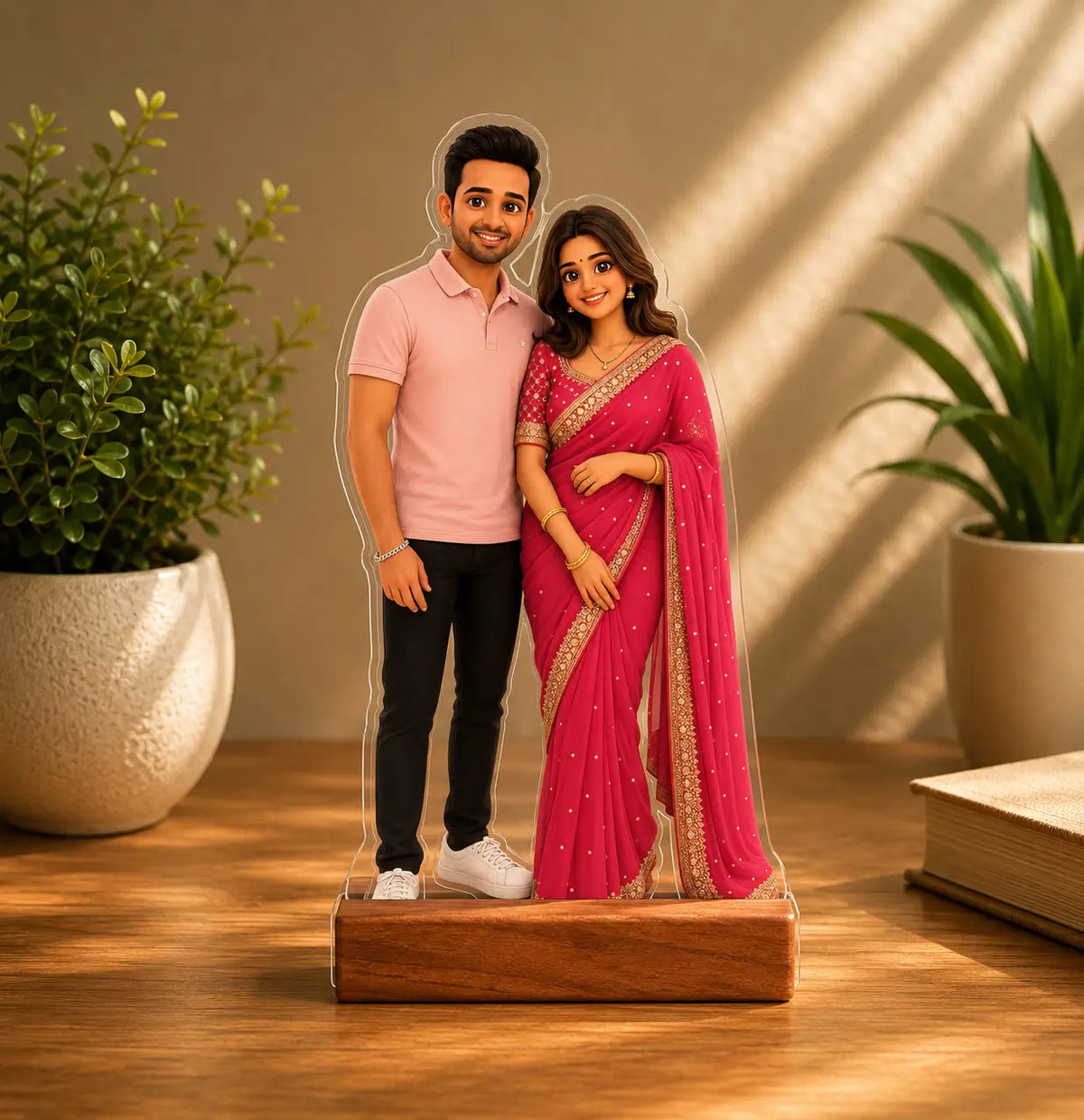 Personalised 3D Caricature Standee | Custom Photo Desk Standee