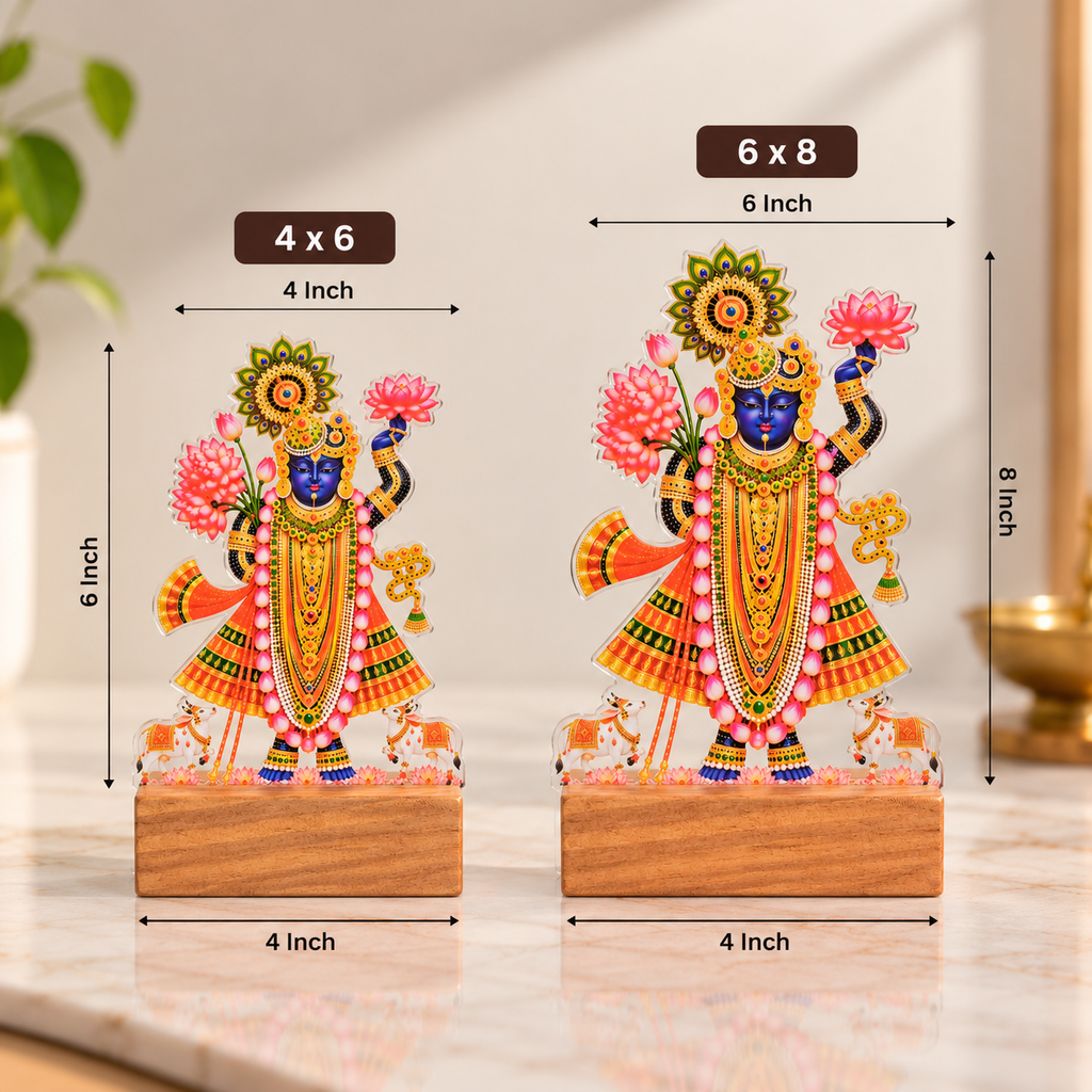 Shrinathji Acrylic Desk Standee