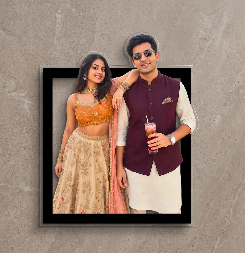 Personalised 3D Pop-Out Photo Frame | Custom Wall Photo Frame